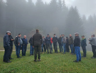 Obvestilo: ekskurzija, organizirana za lastnike gozdov